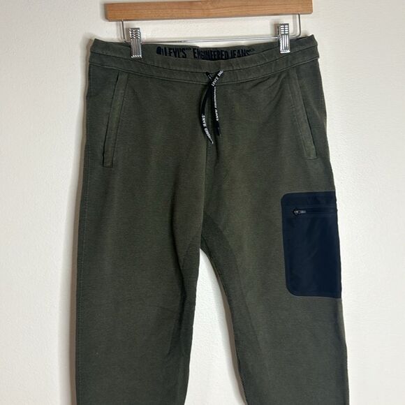 Levi’s engineered jeans men’s relaxed stretch waist track jogger pants medium - Picture 4 of 13